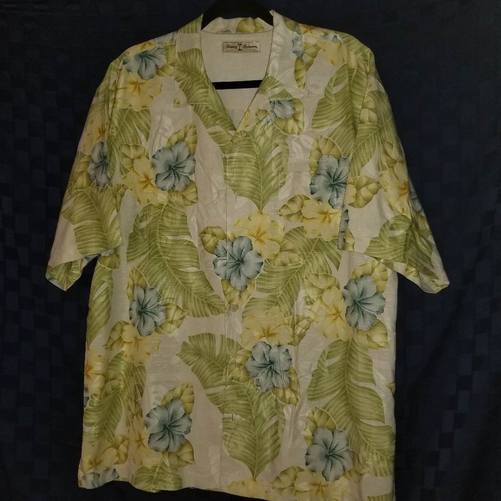 Tommy Bahama Silk Floral s/s shirt Sz L